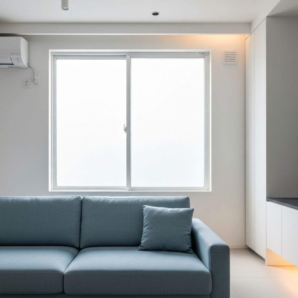 Modern minimalist living room